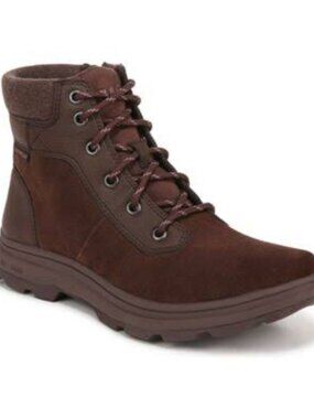 Ryka  Women's Brunswick Water-Resistant Booties  Brown Suede,  Size 8.5  NEW